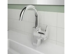 Ideal Standard Waschtischarmatur Ceraplan Chrom ohne Ablaufgarnitur H200