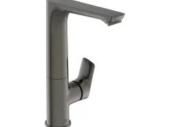 Ideal Standard WT-Armatur Connect Air mit hohem Auslauf o.Ablaufg. Magnetic Grey