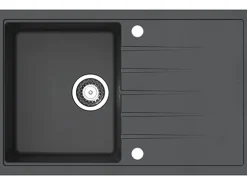 Impuls Küchen Küchenzeile IKZ1320FL 320 cm Grafit  mit E-Geräten