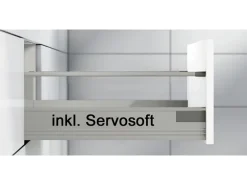 Impuls Küchen Küchenzeile IKZ1260R5 260 cm Beton-Optik Natur mit E-Geräten