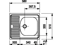 Impuls Küchen Küchenzeile IKZ1280O7 280 cm Weiß mit E-Geräten