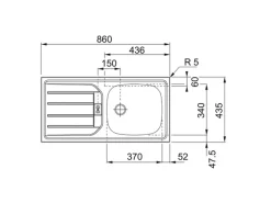 Impuls Küchen Küchenzeile IKZ1280S5 280 cm Weiß mit E-Geräten