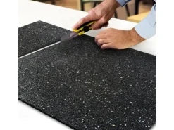 KARAT Antivibrationsmatte Schallschutzmatte nach Maß Stärke 1 cm 125 x 750 cm