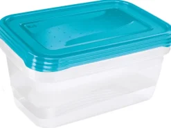Keeeper Frischhaltedose Fredo Fresh Transparent-Blau 3 x 1,25 l