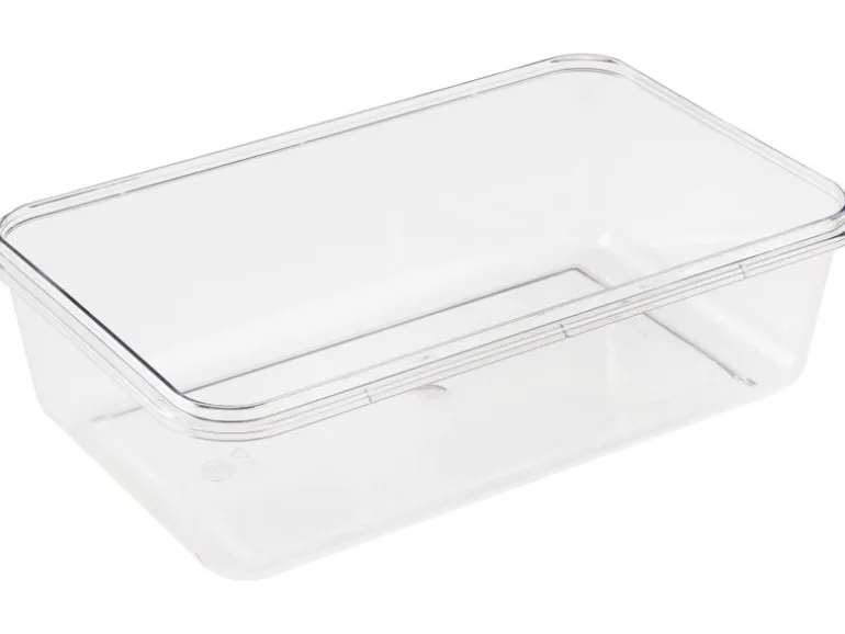 Keeeper Frischhaltedose Tino 22,5 cm x 13,5 cm x 6,5 cm Transparent-Blau