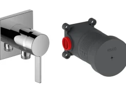 Keuco Set EHM Funktionseinheit IXMO Solo 59552 Chrom mit Schlauchanschluss