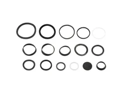Kirchhoff Ablauf-Dichtungs-Sortiment Schwarz 16 Stück