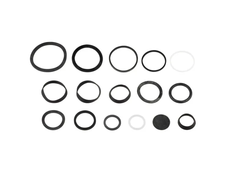 Kirchhoff Ablauf-Dichtungs-Sortiment Schwarz 16 Stück