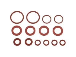 Kirchhoff Dichtungs-Sortiment Vulkanfiber Rot 14 Stück