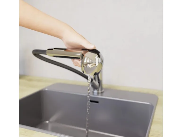 Kirchhoff Geschirrbrause für Niederdruck 13 mm (1/2") Chrom