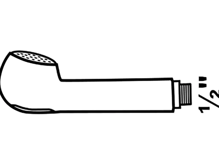 Kirchhoff Geschirrbrause für Niederdruck 13 mm (1/2") Chrom