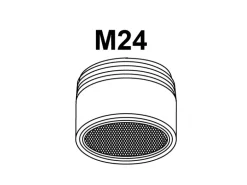 Kirchhoff Mischdüse Messing Poliert M24AG