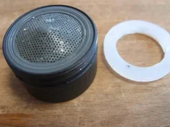 Kirchhoff Mischdüse mit Gehäuse M28 x 33,3 mm (1"AG) Schwarz Matt