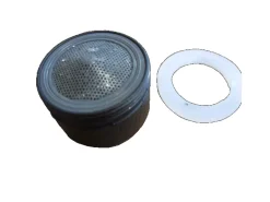 Kirchhoff Mischdüse mit Gehäuse M24 x 33,3 mm (1"AG) Schwarz Matt