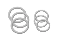 Kirchhoff O-Ring Silikon für Armaturenanschluss mit AG M8/M10 Weiß 2 x 3 Stück