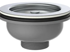 Kirchhoff Siebkörbchen Spüle Eco Save Edelstahl Grau