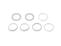 Kirchhoff Siphon-Dichtungsset Silikon für Spültisch Transparent 7 Stück