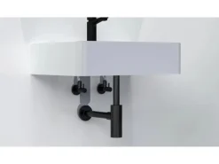 Kirchhoff Universal Eckventil für Kalt- und Warmwasserleitungen Schwarz Matt