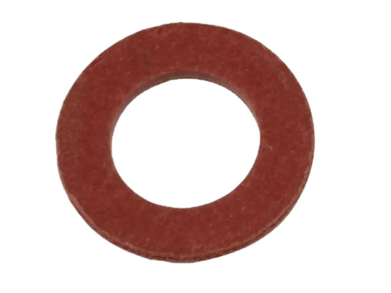 Kirchhoff Verschraubungsdichtung Vulkanfiber 10 mm x 18 mm x 1,5 mm Rot 4 Stück
