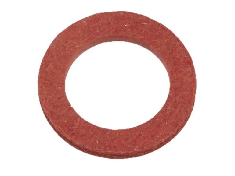 Kirchhoff Verschraubungsdichtung Vulkanfiber 12 mm x 18 mm x 1,5 mm Rot 4 Stück