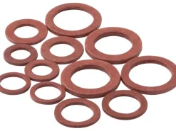 KÖRO Vulkanfiberringe für Überwurfmutter 3/8" 1/2" 3/4" 12-teilig