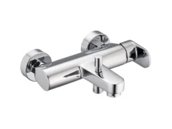 Kronenbach Aufputz-Einhebel-Wannenarmatur Plana 2.0 in Chrom