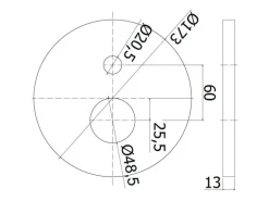 Kronenbach Unterputz-Wannen-Brausearmatur AQA 2.0 in Chrom