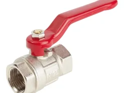 Kugelhahn 38,9 mm (Rp 1 1/4) IG matt verchrom