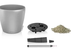 Lechuza® Pflanzgefäß Classico Premium Ø 70 cm x 65 cm Silber metallic