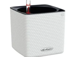 Lechuza® Pflanzgefäß Cube Color 14 Weiß 14 cm x 14 cm