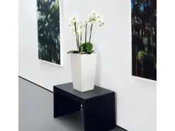 Lechuza® Pflanzgefäß Cubico Color 22 Weiß 22 cm x 22 cm