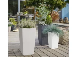 Lechuza® Pflanzgefäß Cubico Color 30 Weiß 30 cm x 30 cm