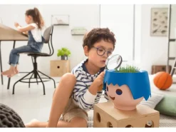 Lechuza® Pflanzgefäß Ojo 21 cm x 21 cm x 16 cm Ocean Blue