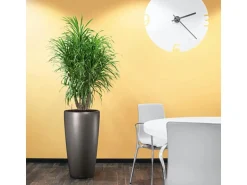 Lechuza® Pflanzgefäß Rondo Premium Ø 32 cm x 56 cm Anthrazit metallic