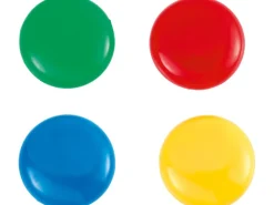 LUX Magnete Mehrfarbig 4 Stück