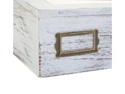 MCW Besteckkiste C25 Weiß Shabby