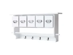 MCW Küchenregal C49 5 Schubladen Weiß