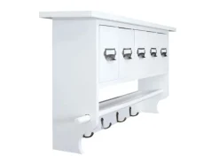 MCW Küchenregal C49 5 Schubladen Weiß