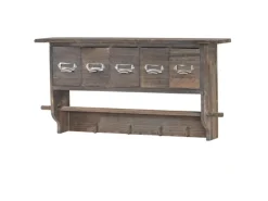 MCW Küchenregal C49 5 Schubladen Braun