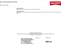 Mellerud Algen und Grünbelag Vernichter 0,5 l