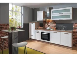 Menke Küchenzeile Artisan Premium 270 cm Landhaus Artisan-Eiche Nachbildung