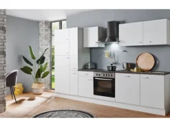 Menke Küchenzeile White Classic 310 cm Weiß