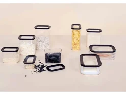 Mepal Modula Vorratsdosen-Set 7-teilig Schwarz