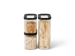 Mepal Modula Vorratsdosen-Set 3-teilig Schwarz