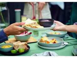 Mepal Silueta Essteller 26 cm 4er Set Nordic Black