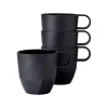 Mepal Silueta Henkelbecher 300 ml 4er Set Nordic Black