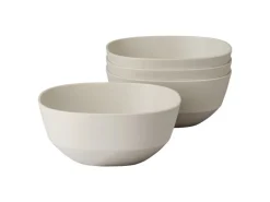 Mepal Silueta Schalen 750 ml 4er Set Nordic White