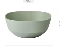 Mepal Silueta Schalen 750 ml 4er Set Nordic White