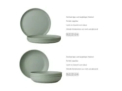 Mepal Silueta Tafel-Set 8-teilig Nordic White