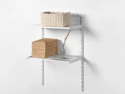 Metall-Drahtgitterboden 60 cm x 33 cm x 7,2 cm Weiß